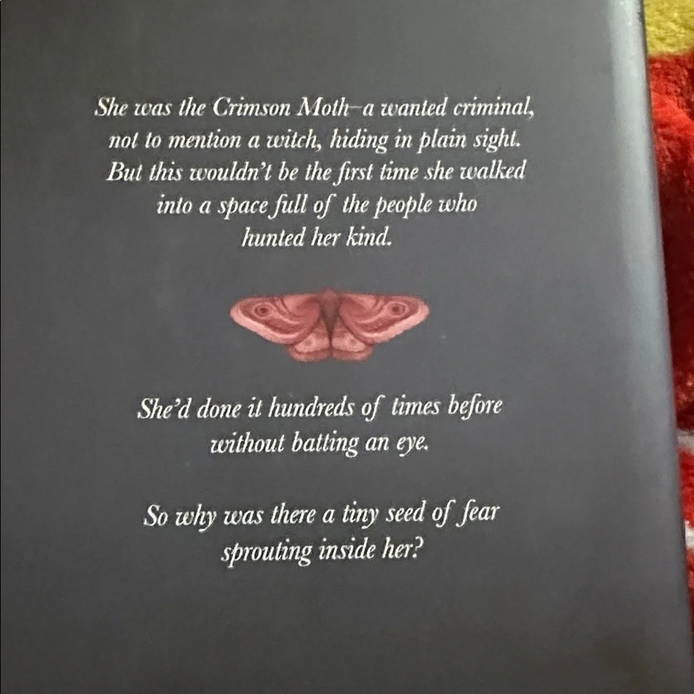 The Crimson Moth Book by Kristen Ciccarelli, Fairyloot Exclusive